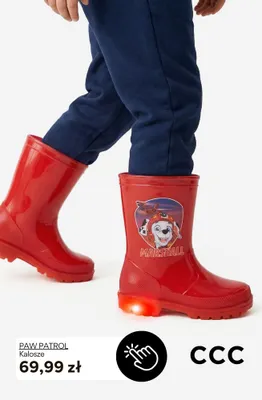 Kalosze Paw Patrol promocja w CCC