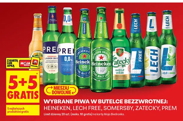Piwo Žatecký Světlý Ležák promocja w Biedronka