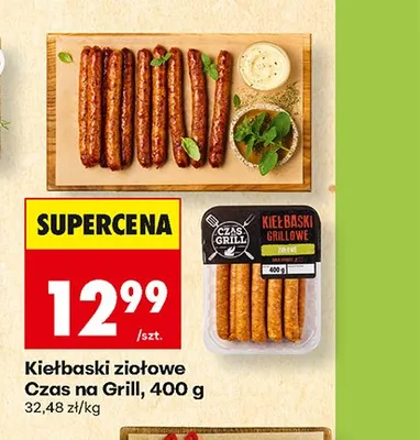 Kiełbaski ziołowe Czas na Grill promocja w Biedronka