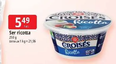 Ser ricotta Croisés promocja w Leclerc