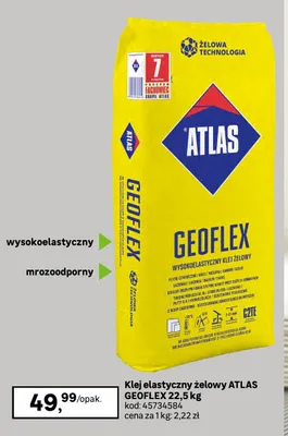 Klej elastyczny żelowy Atlas Geoflex promocja w Leroy Merlin