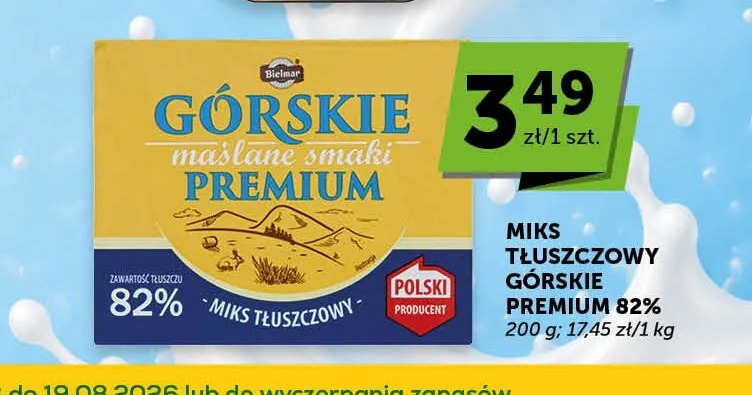 Miks tłuszczowy Górskie Premium 82% promocja w Euro Sklep