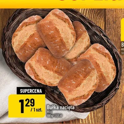 Bułka nacięta promocja w POLOmarket