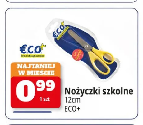 Nożyczki szkolne ECO+ 12 cm promocja w Leclerc