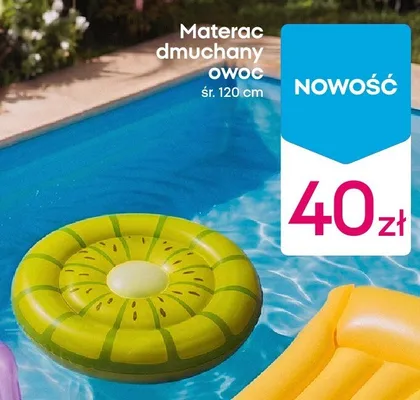 Materac dmuchany owoc śr. 120cm promocja w Pepco
