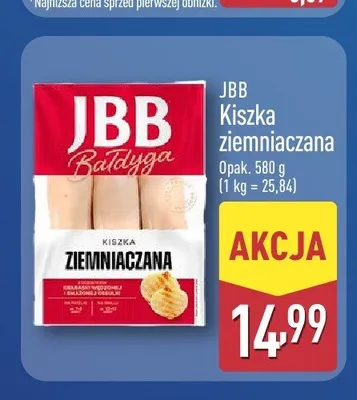 Kiszka ziemniaczana JBB Bałdyga promocja w Aldi