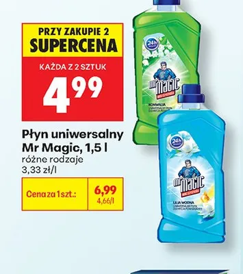 Płyn uniwersalny Mr Magic promocja w Biedronka