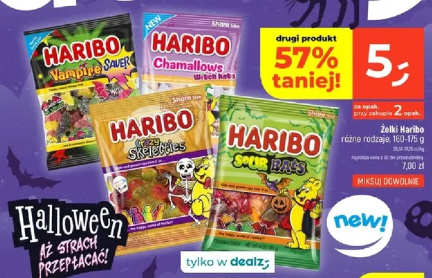 Żelki Haribo Chamallows Witch Hats promocja w Dealz