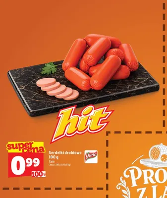 Serdelki drobiowe Yano promocja w TOPAZ