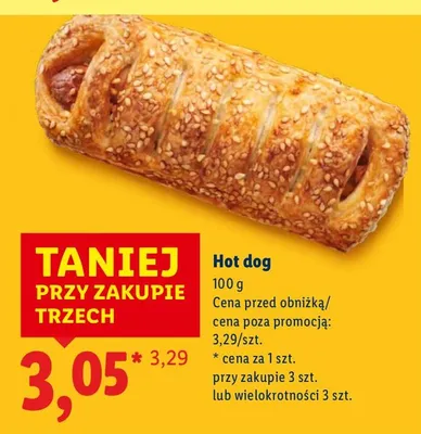 Bułeczki hot dog promocja w Lidl