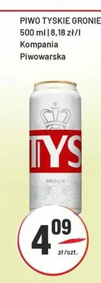 Piwo Tyskie Gronie promocja w Sedal