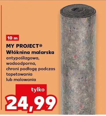 Włóknina malarska promocja w Kaufland