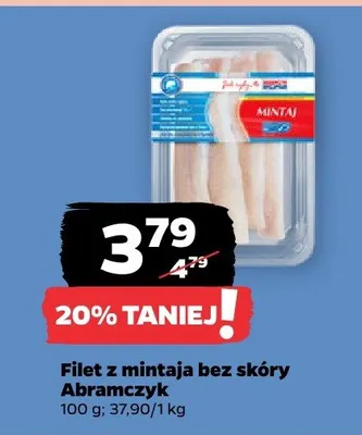 Filet z mintaja bez skóry promocja w Netto