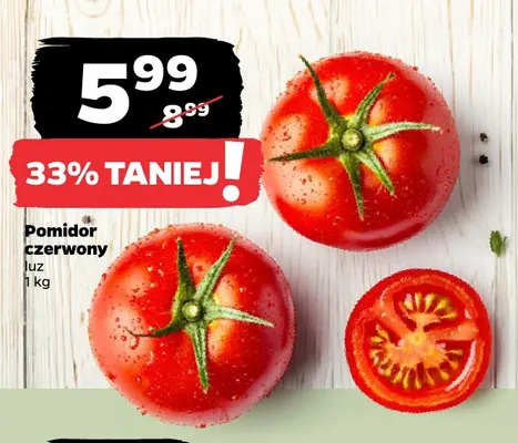 Pomidory czerwone promocja w Netto