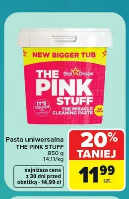 Pasta uniwersalna The Pink Stuff promocja w Carrefour