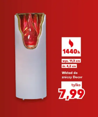 Wkład do zniczy Decor promocja w Kaufland