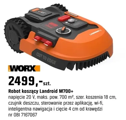Robot koszący Landroid M700+ promocja w OBI