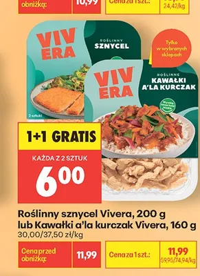 Kawałki a'la kurczak Vivera promocja w Biedronka
