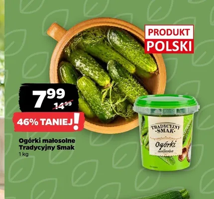 Ogórki małosolne Tradycyjny Smak promocja w Netto