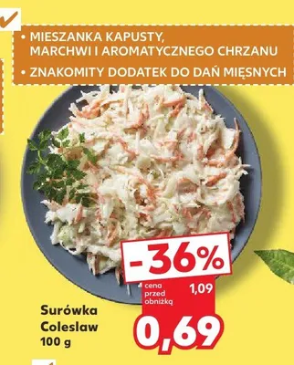 Surówka Coleslaw promocja w Kaufland