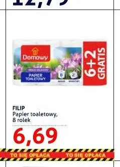 Papier toaletowy Filip promocja w Blue Stop