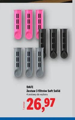 Filtry Dafi Soft Solid 3-pak promocja w Lidl