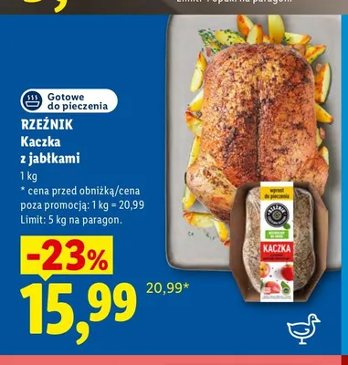 Kaczka z jabłkami Rzeźnik promocja w Lidl