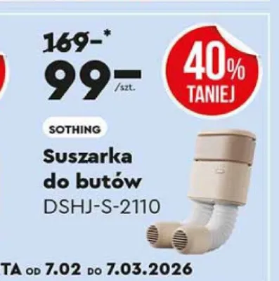 Suszarka do butów DSHJ-S-2110 promocja w Biedronka