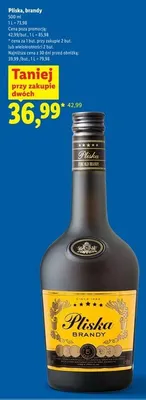 Brandy Pliska promocja w Lidl