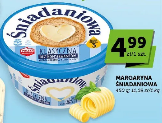 Margaryna śniadaniowa promocja w Euro Sklep