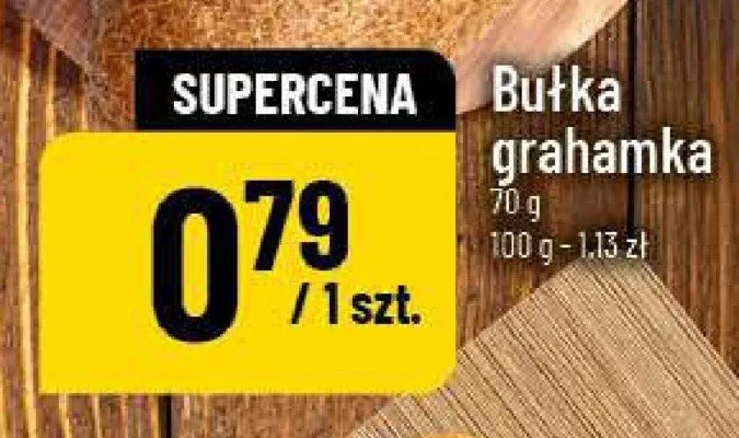 Bułka grahamka promocja w POLOmarket