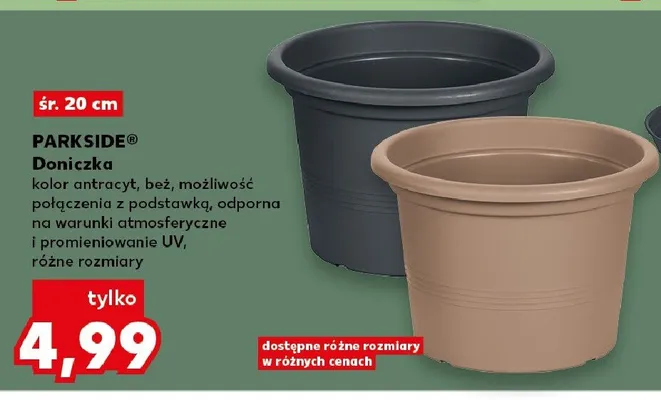 Doniczka PARKSIDE promocja w Kaufland
