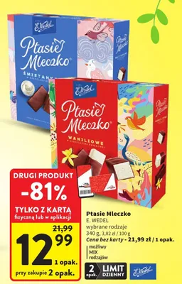 Ptasie mleczko waniliowe promocja w Intermarche