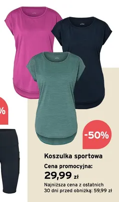 Koszulka sportowa promocja w Tchibo