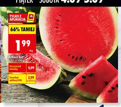 Arbuz promocja w Biedronka