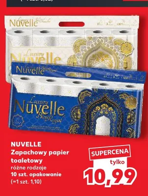 Zapachowy papier toaletowy Nuvelle promocja w Kaufland