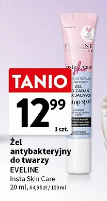 Żel antybakteryjny do twarzy Eveline Insta Skin Care promocja w Intermarche