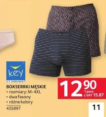 Bokserki męskie Key promocja w Selgros