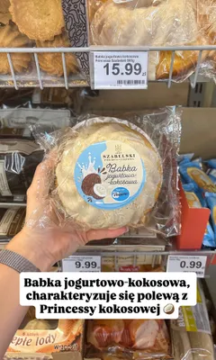 Babka jogurtowo-kokosowa Szabelski promocja w Dino