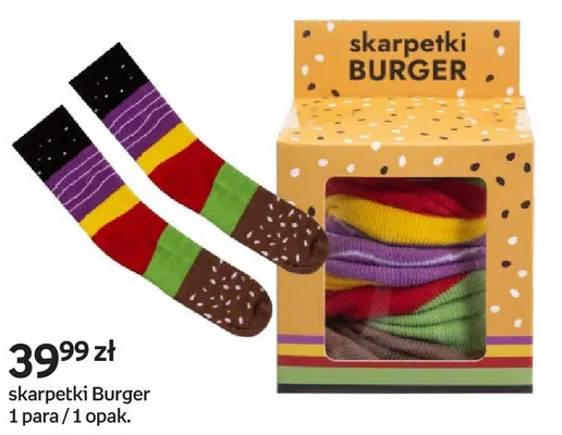 Skarpetki Burger promocja w Empik