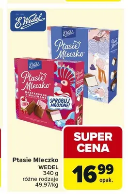 Ptasie Mleczko E.Wedel promocja w Carrefour Market