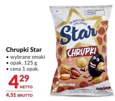 Chrupki Star promocja w Makro