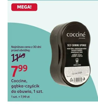 Gąbka-czyścik do obuwia promocja w Rossmann