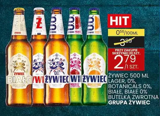 Piwo Żywiec Lager promocja w Wafelek