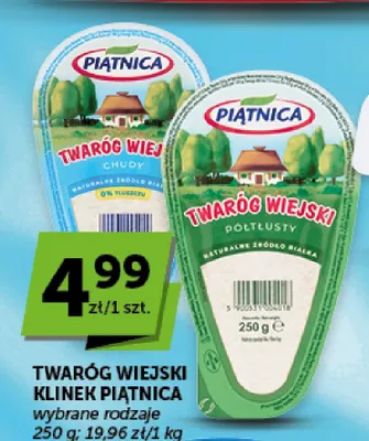 Twaróg wiejski klinek chudy Piątnica promocja w Groszek