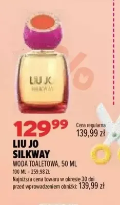 Woda toaletowa Liu Jo Silkway promocja w Drogerie Natura