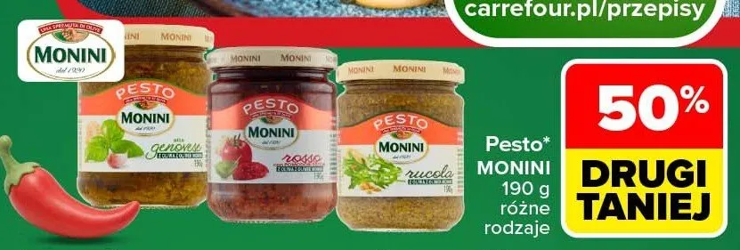 Pesto Monini Genovese promocja w Carrefour Market