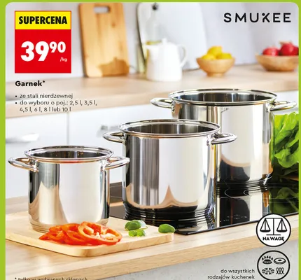 Garnek ze stali nierdzewnej promocja w Biedronka