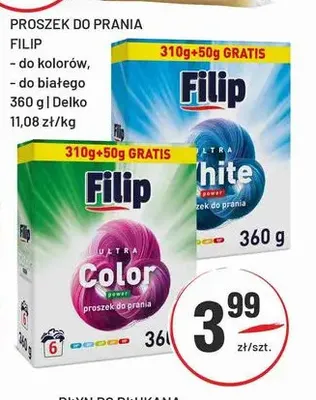Proszek do prania Filip do kolorów promocja w Sedal