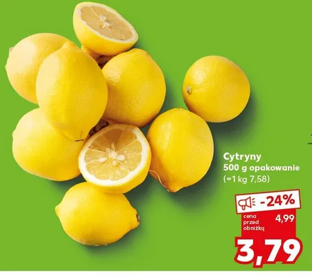 Cytryny 500g opakowanie promocja w Kaufland
